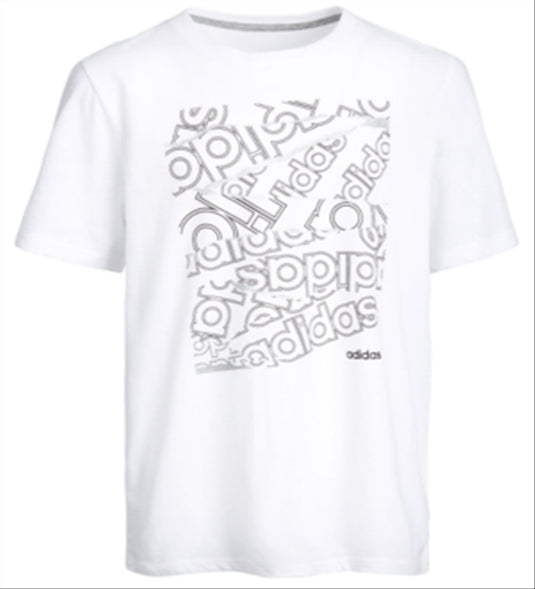 Adidas Boy's Core Graphic T-Shirt White