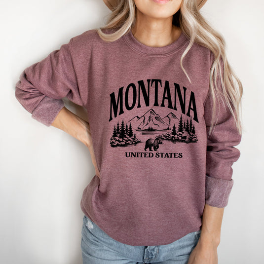 Montana Forest Scene | Sweatshirt