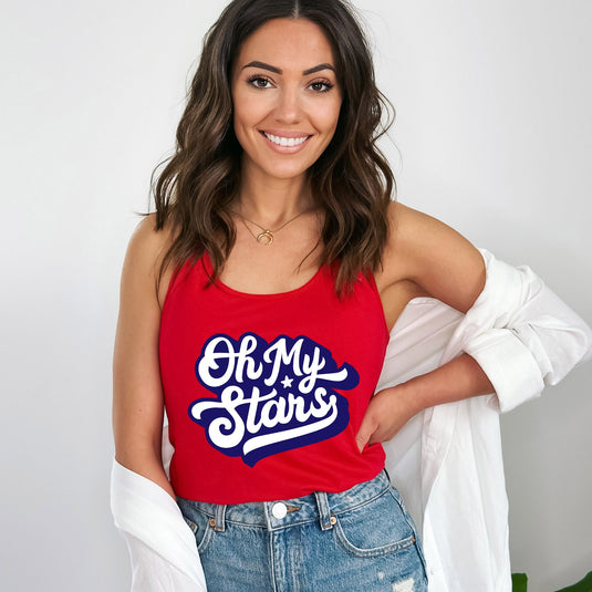 Oh My Stars Retro | Racerback Tank