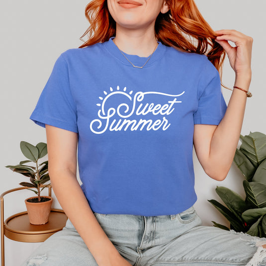 Sweet Summer | Garment Dyed Short Sleeve Tee