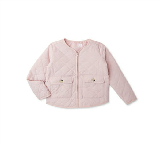 Wonder Nation Girl's Quilted Jacket Pink Sizes 4-18