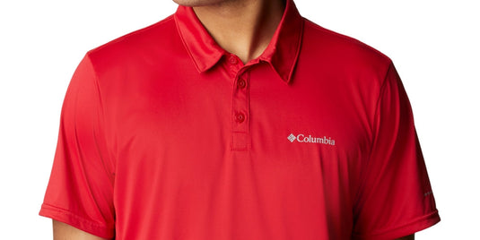 Columbia Men's Hike Polo Shirt Red Size M