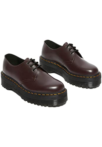 Dr. Martens Women's 1461 Quad Smooth Leather Platform Shoes