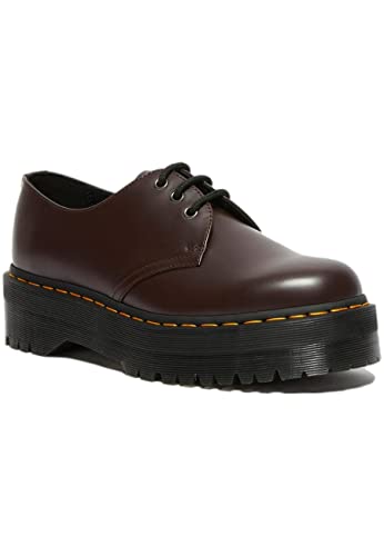 Dr. Martens Women's 1461 Quad Smooth Leather Platform Shoes