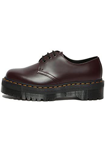 Dr. Martens Women's 1461 Quad Smooth Leather Platform Shoes