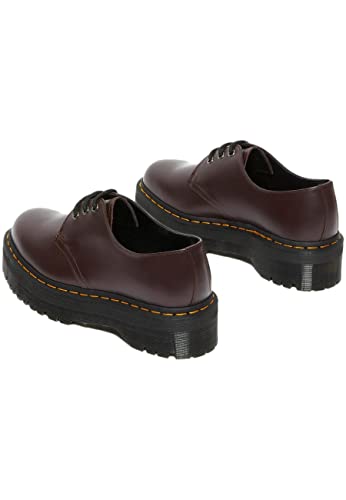 Dr. Martens Women's 1461 Quad Smooth Leather Platform Shoes