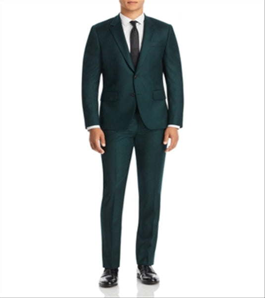 Paul Smith Men's Wool & Cashmere Extra Slim Fit Suit Green Size 38