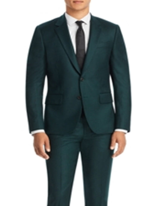 Paul Smith Men's Wool & Cashmere Extra Slim Fit Suit Green Size 38