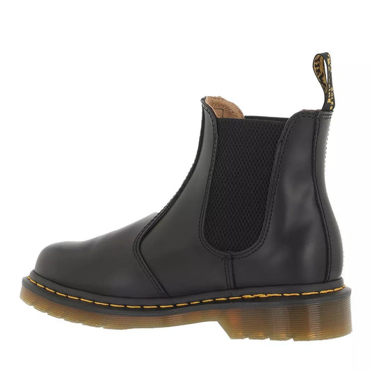 Dr. Martens, Unisex 2976 YS Boots, Black Smooth, 12 US Women/11 US Men