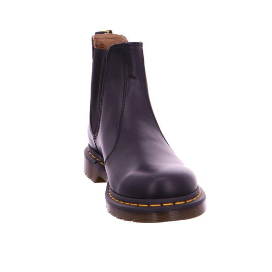 Dr. Martens, Unisex 2976 YS Boots, Black Smooth, 12 US Women/11 US Men