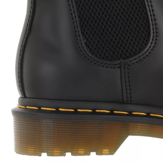 Dr. Martens, Unisex 2976 YS Boots, Black Smooth, 12 US Women/11 US Men