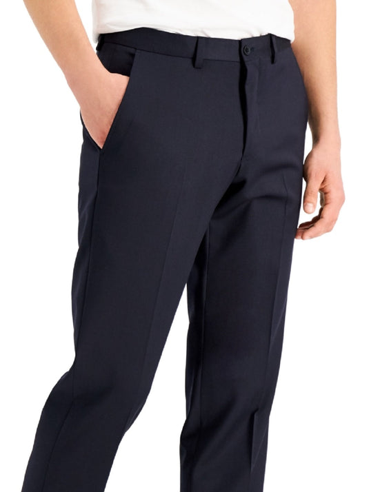 A|X Armani Exchange Men's Slim Fit Wool Suit Separate Pants Blue Size 50