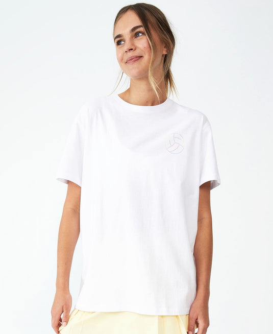 COTTON on Women's Active Organic T-Shirt White Size Small