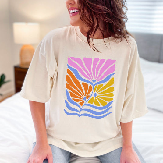 BRIGHT FLOWERS TEE