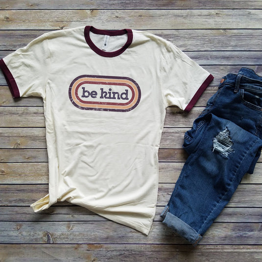 BE KIND RINGER TEE