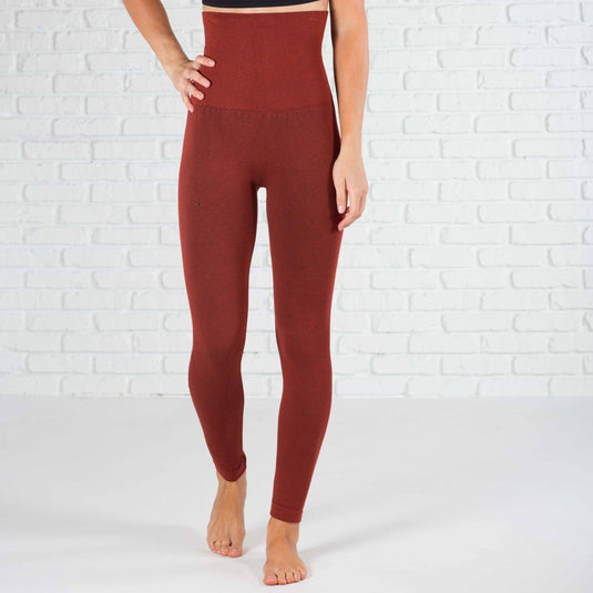 Compression Tummy Control Leggings | Fleece Lined (Yelete)