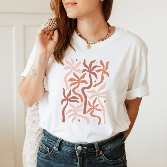 GROOVY PALM TREES TEE