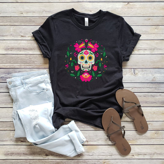 FLORAL DAY of the DEAD TEE