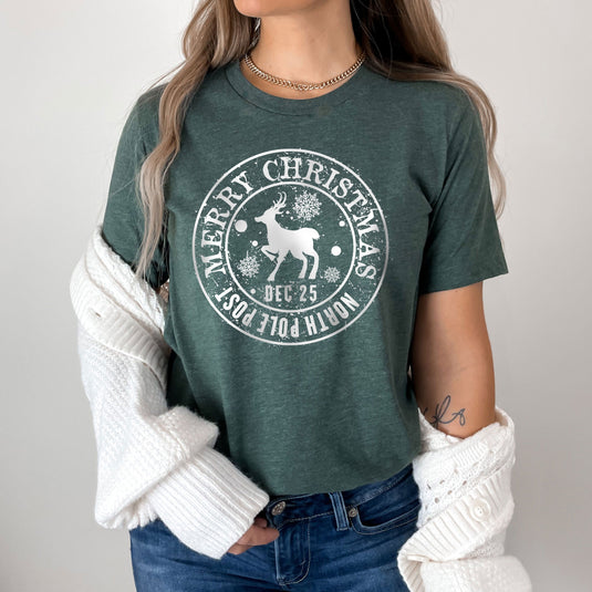 REINDEER STAMP TEE