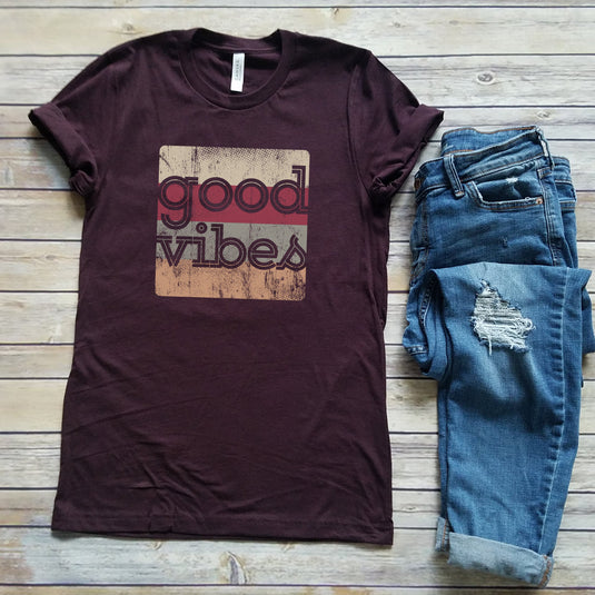 GOOD VIBES SQUARED TEE