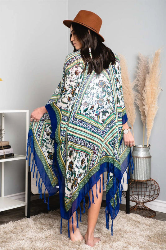 Bohemian Tassel Kimono