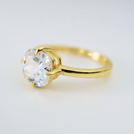 Karlie Cushion Solitaire Ring