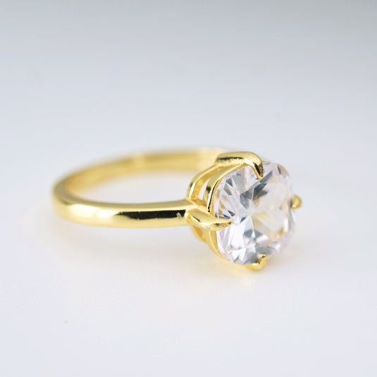 Karlie Cushion Solitaire Ring