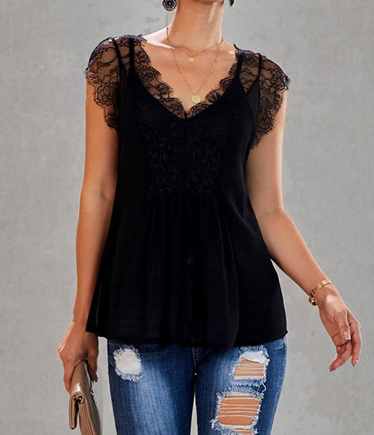 Dreamy Lace Top With Camisole