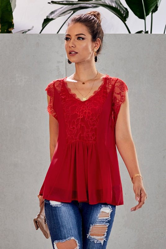 Dreamy Lace Top With Camisole