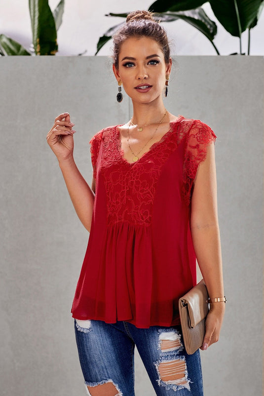 Dreamy Lace Top With Camisole