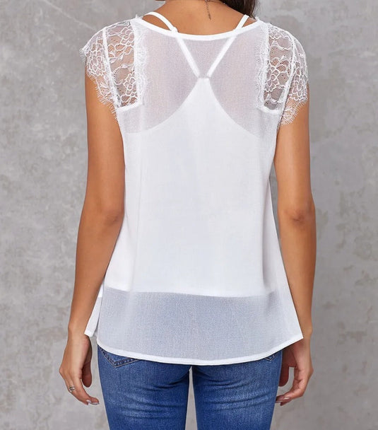 Dreamy Lace Top With Camisole