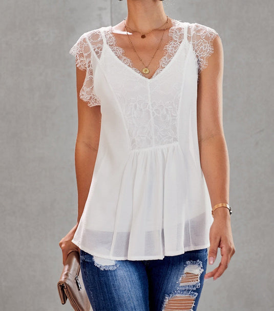 Dreamy Lace Top With Camisole