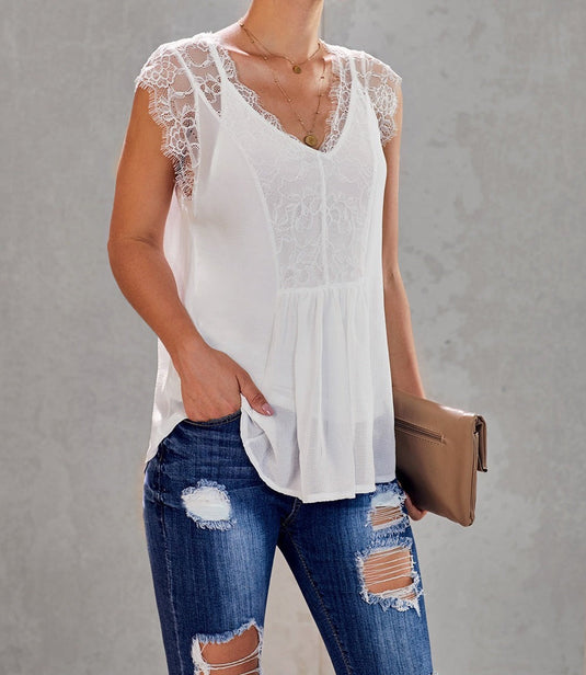 Dreamy Lace Top With Camisole