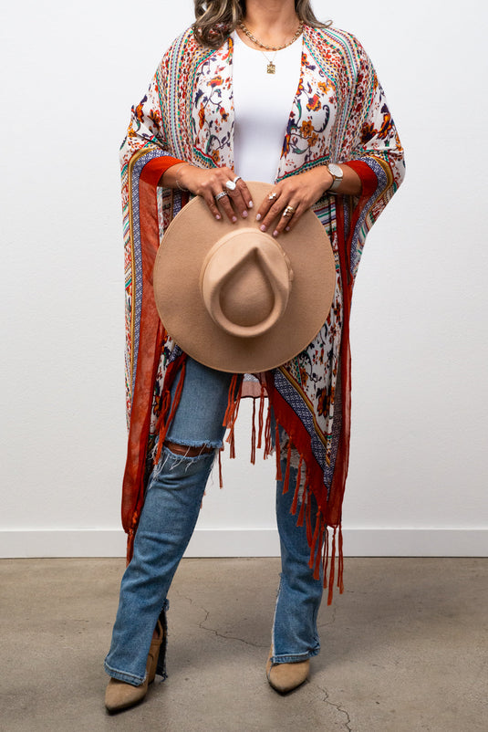 Bohemian Tassel Kimono