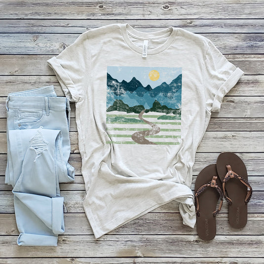 MODERN MOUNTAIN LANDSCAPE TEE