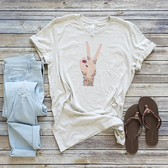 PEACE SIGN TEE