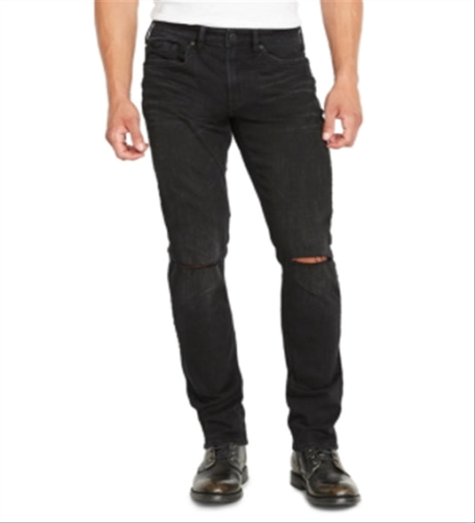 Buffalo David Bitton Men's Ash X Slim Fit Jeans Black Size 40X32