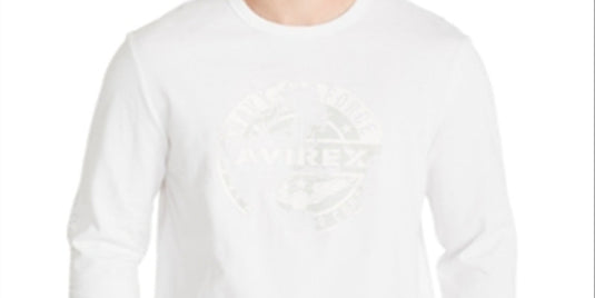 Avirex Men's Global Tee White Size Small