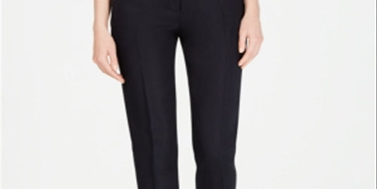 Calvin Klein Women's Wear to Work Straight Leg Pants Dark Blue Size 10