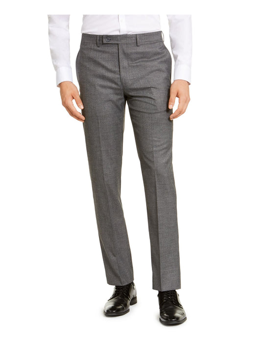 Calvin Klein Men's Slim Fit Stretch Dress Pants Grey Size 40X32