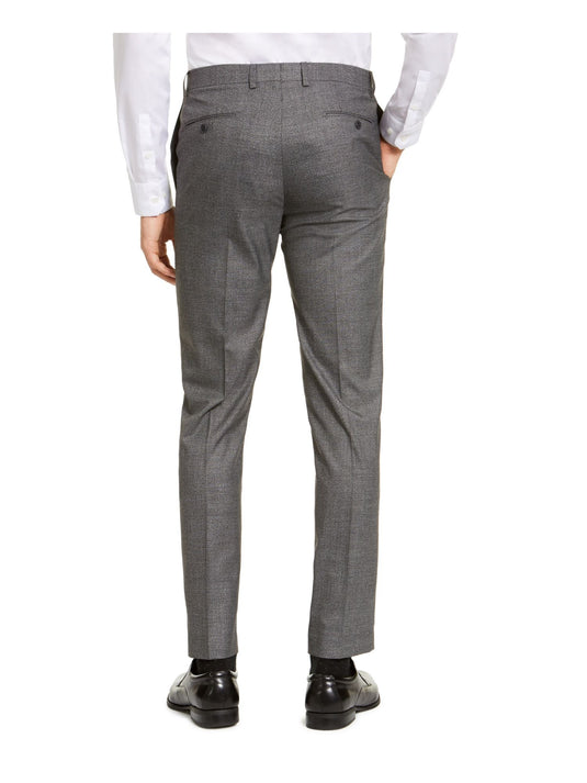 Calvin Klein Men's Slim Fit Stretch Dress Pants Grey Size 40X32