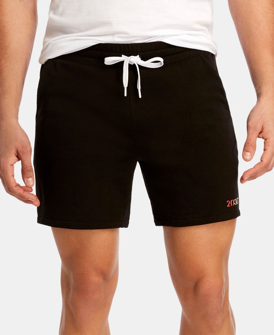 2(X)IST Men's Rainbow Pride Jogger Shorts Black Size Small