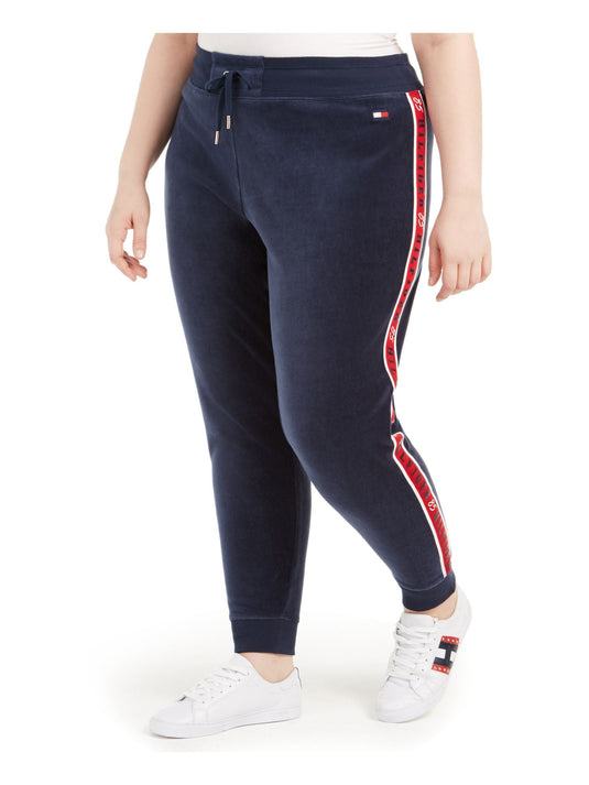 Tommy Hilfiger Women's Sweatpants Fitness Jogger Pants Navy Size 0X