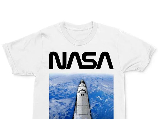 Changes Nasa Space Shuttle Men's Graphic T-Shirt White Size Extra Large