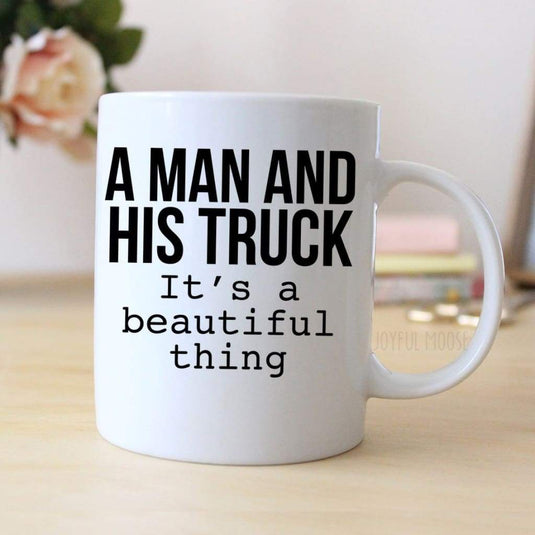 A Man & His Truck Coffee Mug for Men