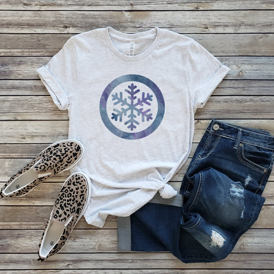 MINIMAL SNOWFLAKE TEE