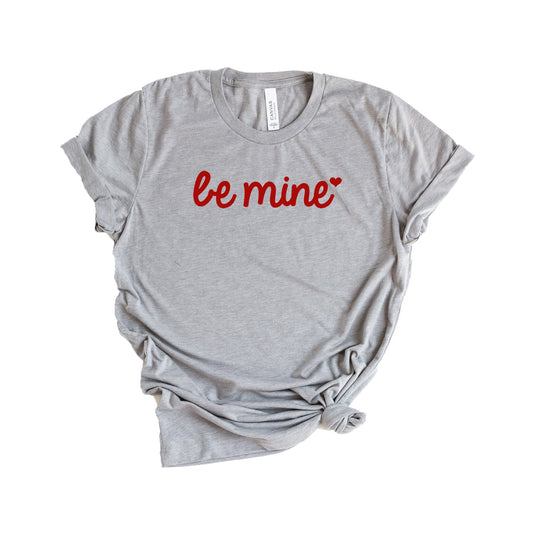 Be Mine Cursive Heart | Short Sleeve Graphic Tee