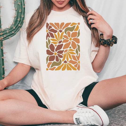 RETRO FLORAL BUNCH TEE