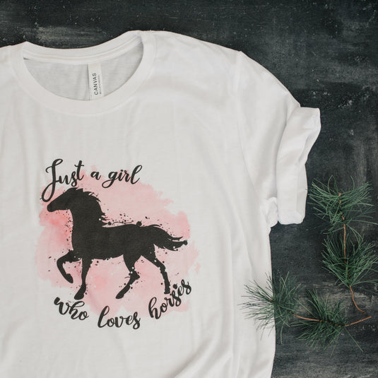 Horse Tshirt for Girls, Gifts for Girls, Toddler Youth Kids Tees, Horse Gifts,