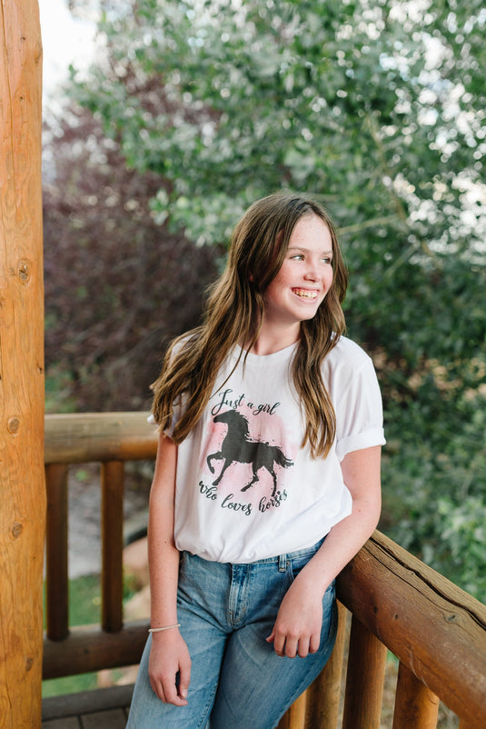 Horse Tshirt for Girls, Gifts for Girls, Toddler Youth Kids Tees, Horse Gifts,